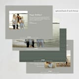 "Quiet Morning" - Holiday Cards in Frost by Adelyn T. - Back of Card Options