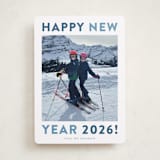 "Happy Colors" - Holiday Cards in Aqua by Carolyn MacLaren - Front