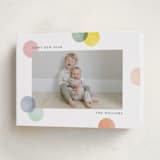 "Colorblock Confetti" - Holiday Cards in Confetti Cake by Robert and Stella - Folded Card