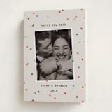 "Confetti Moment" - Holiday Cards in Ecru by Kercia Jane - Folded Card