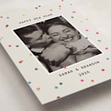 "Confetti Moment" - Holiday Cards in Ecru by Kercia Jane - Detail
