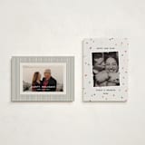 "Confetti Moment" - Holiday Cards in Ecru by Kercia Jane - Photo Orientation Options