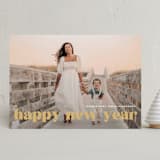 "serif" - Holiday Cards in Almond by Annie Clark - Front