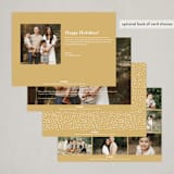 "serif" - Holiday Cards in Almond by Annie Clark - Back of Card Options