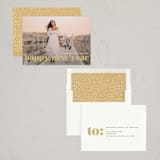 "serif" - Holiday Cards in Almond by Annie Clark - Assembled