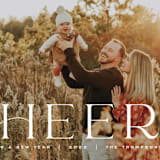 "Simply Cheers" - Holiday Cards in Cloud by Michelle Taylor - Detail