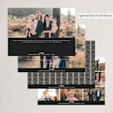 "Together" - Holiday Cards in Black Olive by Elky Ink - Back of Card Options