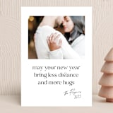 "let there be hugs" - Holiday Cards in Snow by Leah Ragain - Front
