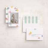 "Colorblock Confetti" - Holiday Cards in Confetti Cake by Robert and Stella - Assembled