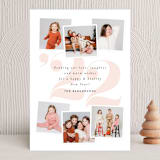 "Big 22" - Holiday Cards in Blush by Itsy Belle Studio - Front