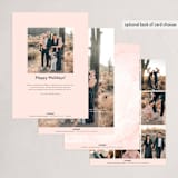 "Big 22" - Holiday Cards in Blush by Itsy Belle Studio - Back of Card Options
