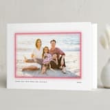 "Neon Frame" - Holiday Cards in Cherry by Liz Conley - Folded Card