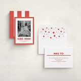 "Trattoria" - Holiday Cards in Tomato by Megan Davis - Assembled