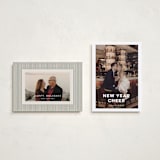 "New Year love" - Holiday Cards in Opal by Benita Crandall - Photo Orientation Options