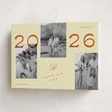 "A Bold Year" - Holiday Cards in Buttercream by Rachel Cassel - Folded Card