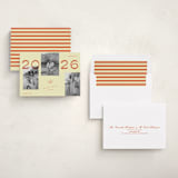 "A Bold Year" - Holiday Cards in Buttercream by Rachel Cassel - Assembled