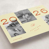 "A Bold Year" - Holiday Cards in Buttercream by Rachel Cassel - Detail