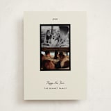 "Away We Go" - Holiday Cards in Latte by Helena Vitto - Front