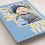"Greetings frame" - Holiday Cards in Blue Jay by Creo Study - Detail