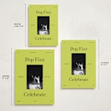 "Neon" - Holiday Cards in Lime by Rachel Cassel - Formats Available