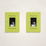 "Neon" - Holiday Cards in Lime by Rachel Cassel - Photo Orientation Options