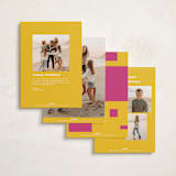 "Spacey" - Holiday Cards in Candy by Rachel Cassel - Back of Card Options