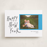 "Handlettered polariod" - Holiday Cards in Bluebell by Vivian Yiwing - Front