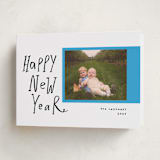 "Handlettered polariod" - Holiday Cards in Bluebell by Vivian Yiwing - Folded Card