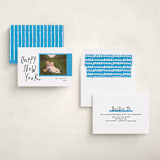 "Handlettered polariod" - Holiday Cards in Bluebell by Vivian Yiwing - Assembled