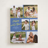 "Playful Pop" - Holiday Cards in Blue Jay by Cass Loh - Front