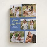 "Playful Pop" - Holiday Cards in Blue Jay by Cass Loh - Folded Card