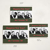 "Bold Italic" - Holiday Cards in Fir by Emily Sabol Goss - Formats Available