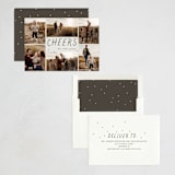 "Handwritten Cheer" - Holiday Cards in Pudding by Betsy Siber - Assembled