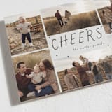 "Handwritten Cheer" - Holiday Cards in Pudding by Betsy Siber - Detail