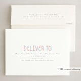 "New Year, New Us!" - Holiday Cards in Coral by Hooray Creative - FREE Recipient Addressing