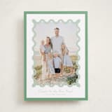 "Party Squiggle" - Holiday Cards in Spearmint by Blustery August - Front