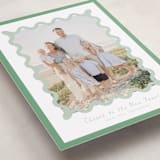 "Party Squiggle" - Holiday Cards in Spearmint by Blustery August - Detail