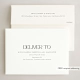 "New Year Editorial" - Holiday Cards in Coal by Ekko Studio - FREE Recipient Addressing
