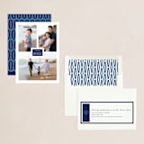 "Tres" - Holiday Cards in Dark Indigo by Kaydi Bishop - Assembled