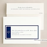 "Tres" - Holiday Cards in Dark Indigo by Kaydi Bishop - FREE Recipient Addressing