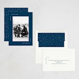 "Simply Modern" - Holiday Cards in Navy by Angela Thompson - Assembled