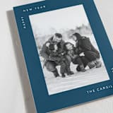"Simply Modern" - Holiday Cards in Navy by Angela Thompson - Detail