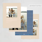 "Winding" - Holiday Cards in Champagne by Amy Kross - Back of Card Options