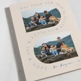 "Winding" - Holiday Cards in Champagne by Amy Kross - Detail