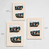 "Winding" - Holiday Cards in Champagne by Amy Kross - Formats Available