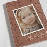 "Modern Angle" - Holiday Cards in Sienna by Hooray Creative - Detail