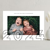 "Simple Impact" - Holiday Cards in Snow by Tiffany Taylor - Front