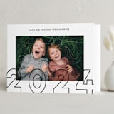 "Simple Impact" - Holiday Cards in Snow by Tiffany Taylor - Folded Card