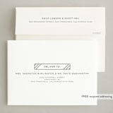 "Simple Impact" - Holiday Cards in Snow by Tiffany Taylor - FREE Recipient Addressing