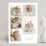 "Five Photo Grid" - Holiday Cards in Snow by Nicole Walsh - Front